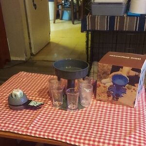 Shot Dispenser Set with 6 Shot Glasses and Game